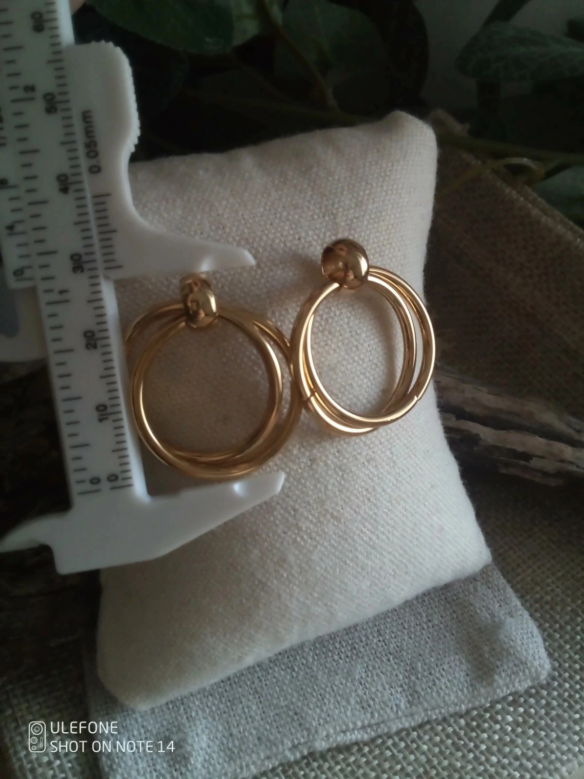 Boucles d'oreilles double anneaux – photo 2